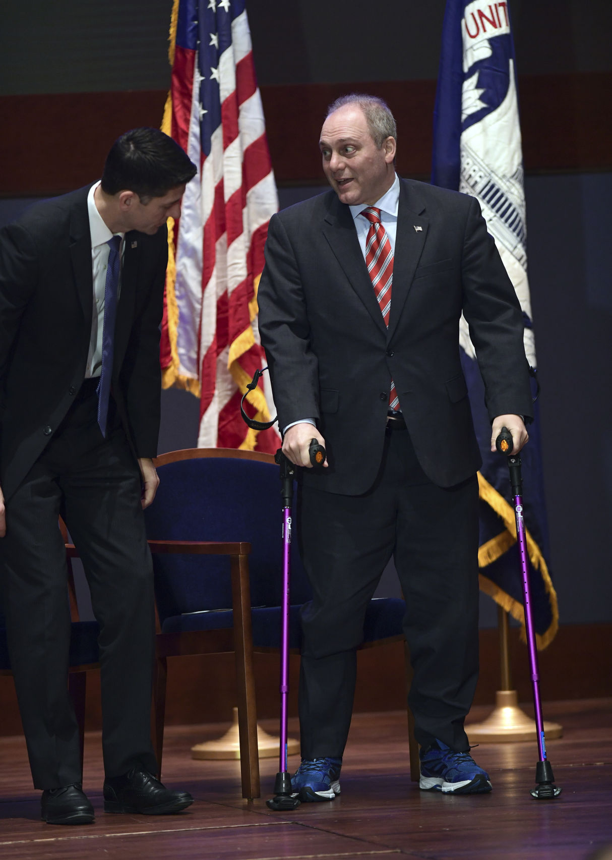 Congressman Shot Officers
